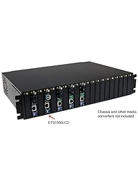 startech Fiber Ethernet conversor de medios, Negro