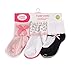 Luvable Friends Unisex Baby Newborn and Baby Socks Set, Pink Gray 6-Pack, 12-24 Months