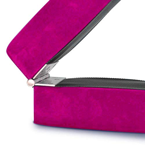 Vehipa Gymnastics Balance Beam,8.2 Ft Wood Core Folding Floor Balance Beam with Anti-Slip Base,Foam Top and Carry Handles，Home Training Floor Beam (Pink) - Thumbnail 3