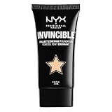 NYX Cosmetics Invincible Fullest Coverage Foundation, Ivory, 0.85 Ounce