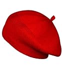 Dahlia Women's Fluffy Twisted Beret Acrylic Knit Beanie Hat