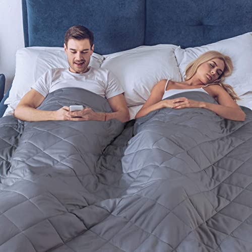 Weighted Blanket King Size Cooling (20lbs,88x104Inches), California King Size Weighted Blankets