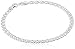 Amazon Essentials Sterling Silver Interlocking Geometric Link Bracelet, 7.25