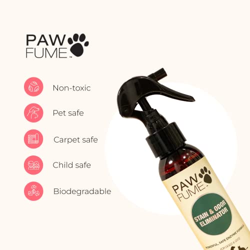 PAWFUME Stain & Odor Eliminator Pet Urine Enzyme Cleaner Enzymatic