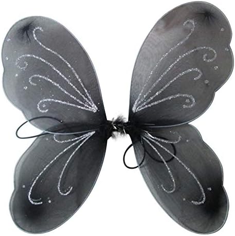 MiyaSudy Girl's Butterfly Fairy Wings Fancy Dress-up Angel Wings Halloween Birthday Party Costume