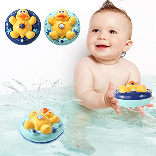 Bath Sprinkler Toys, Spray Water Buddy Infant Bath Toys, Animal Shower Tub Toys for Toddlers