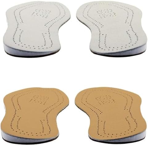 Amazon.com: QYQQFZ 1 Pair Leather OX Leg Orthopedic Insoles Heel