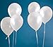 GuassLee 100 ct Pearl White Balloon 12