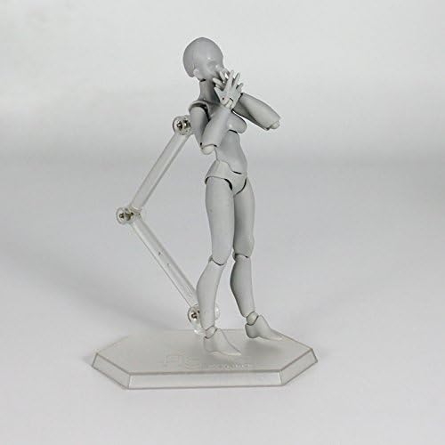 Anime Ferrite Skin Color Movable Assembled Action Figure Collectible Model Kids Toys,Female