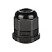 uxcell 20 Pcs M20 Waterproof IP68 Nylon Cable Gland Joint Adjustable Locknut for 6mm-12mm Dia Cable Wire