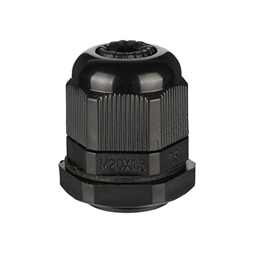 uxcell 20 Pcs M20 Waterproof IP68 Nylon Cable Gland Joint Adjustable Locknut for 6mm-12mm Dia Cable - //medicalbooks.filipinodoctors.org