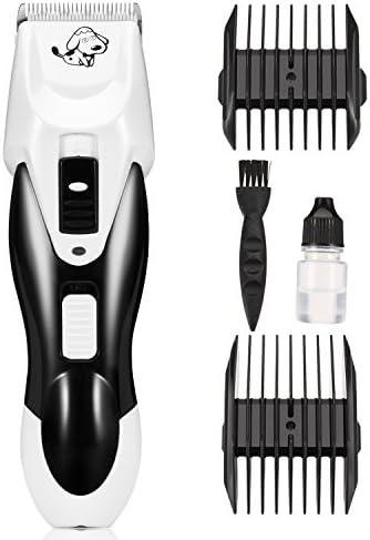 Dog Grooming Clipper Itery Pet Grooming Kit Professional Dog Cat Clipper Electric Shaver for Hair Cut Rechargeable Cordless Clipper Quick Charge Long Standby Dog Cat Hair Trimmer Razor Blade Low Noise
