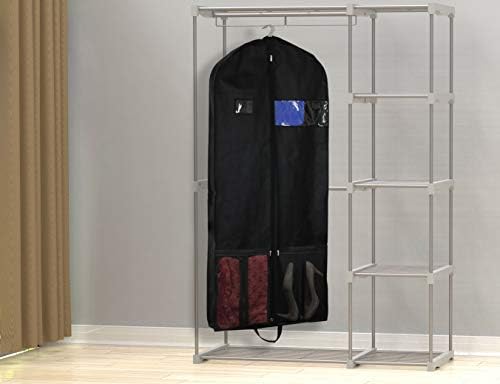 Simplehousware 54-Inch Heavy Duty Garment Bag w/Pocket for Suits, Tuxedos, Dresses, Coats 6 Simplehousware 54-Inch Heavy Duty Garment Bag w/Pocket for Suits, Tuxedos, Dresses, Coats