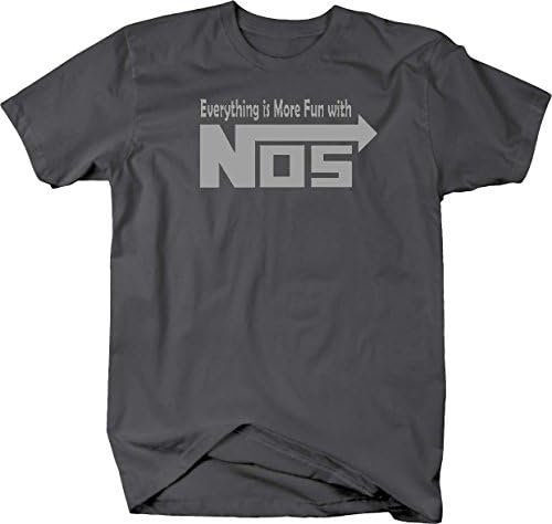 Stealth - Everything is More Fun with NOS Nitrous Racing Tuner T shirt - Large