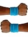 Extreme 80's Neon Blue Sweatband Unisex-Adult