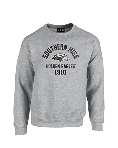 Ncaa southern mississippi golden eagles mascot block arch crew ne…