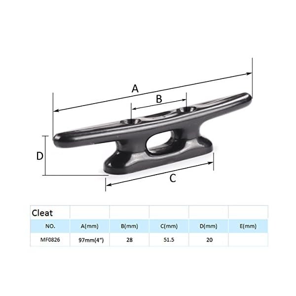 Mizugiwa-Nylon-Cleat-4-Black-4-Pack