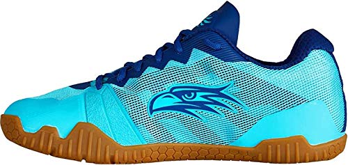Salming Women's Hawk Shoes Turquoise/Limoges Blue 7.5 - Thumbnail 2