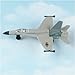 Hot Wings F-18 Hornet (with military markings) with Connectible Runway