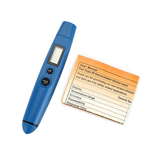 DT8250 Household Pen Pocket Thermometer Mini Non-Contact Infrared Thermometer(Color:Orange)