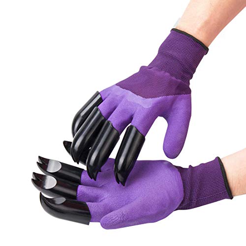 Garden Claw Gloves, Waterproof and Breathable Garden Gloves for Digging