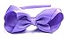 Syleia Fashion Headbands with 4 inch Bow, Set of 6 Pink, Orange, Green, Lavender, Teal and Yellow - School and Playtime Perfect Hair …