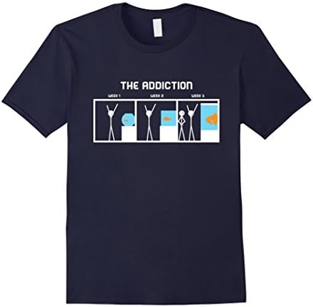 Mens Aquarium shirt | The addiction Medium Navy