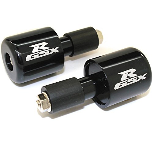GTspeed Black "GSXR" Bar Ends for Suzuki GSXR 600 750 1000 1100 TL1000