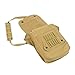 OLEADER WW2 Military Map Case Shoulder Bag， Canvas Messenger Bag with Inner Pouch Canvas （Khaki）