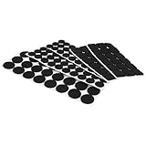 Evelots 120 Self Stick, Heavy Duty Felt Pads For Hard Surfaces, Assorted Sizes