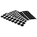 Evelots 120 Self Stick, Heavy Duty Felt Pads for Hard Surfaces, Assorted Sizes