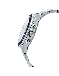 Casio de los hombres Edificio efv540d-2av reloj de buceo de cuarzo japonés de acero inoxidable plateado