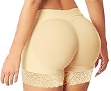 HelloTem Women Lace Seamless Butt Hip Enhancer Shaper Panties Underwear