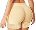 HelloTem Women Lace Seamless Butt Hip Enhancer Shaper Panties Underwear , Beige , (US Size 2-4) S