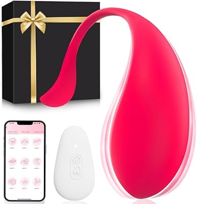 Vibrador Mando Distancia Vibradorador Mujer Juguetes Eróticos Para Pareja Vibradores Juguetes Sexuales Consoladores.. para Mujer con Vibración Vibradorador Clítoris 9 Modo Sex Toys (Rojo)