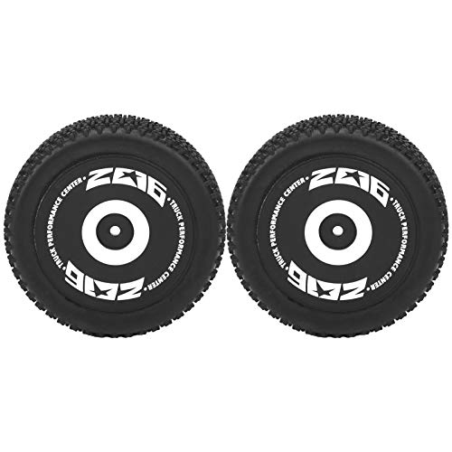 Bnineteenteam Ferngesteuertes Auto Ersatzreifen, 2 STK. RC Auto 72mm Vorder Gummireifen für WLtoys 124018 1/12 RC-Auto