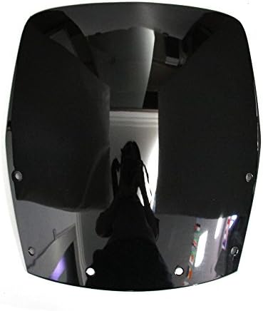 MFS MOTOR Double Bubble Windshield Windscreen Motorcycle Parts For Kawasaki Ninja EX 250 1988-2007