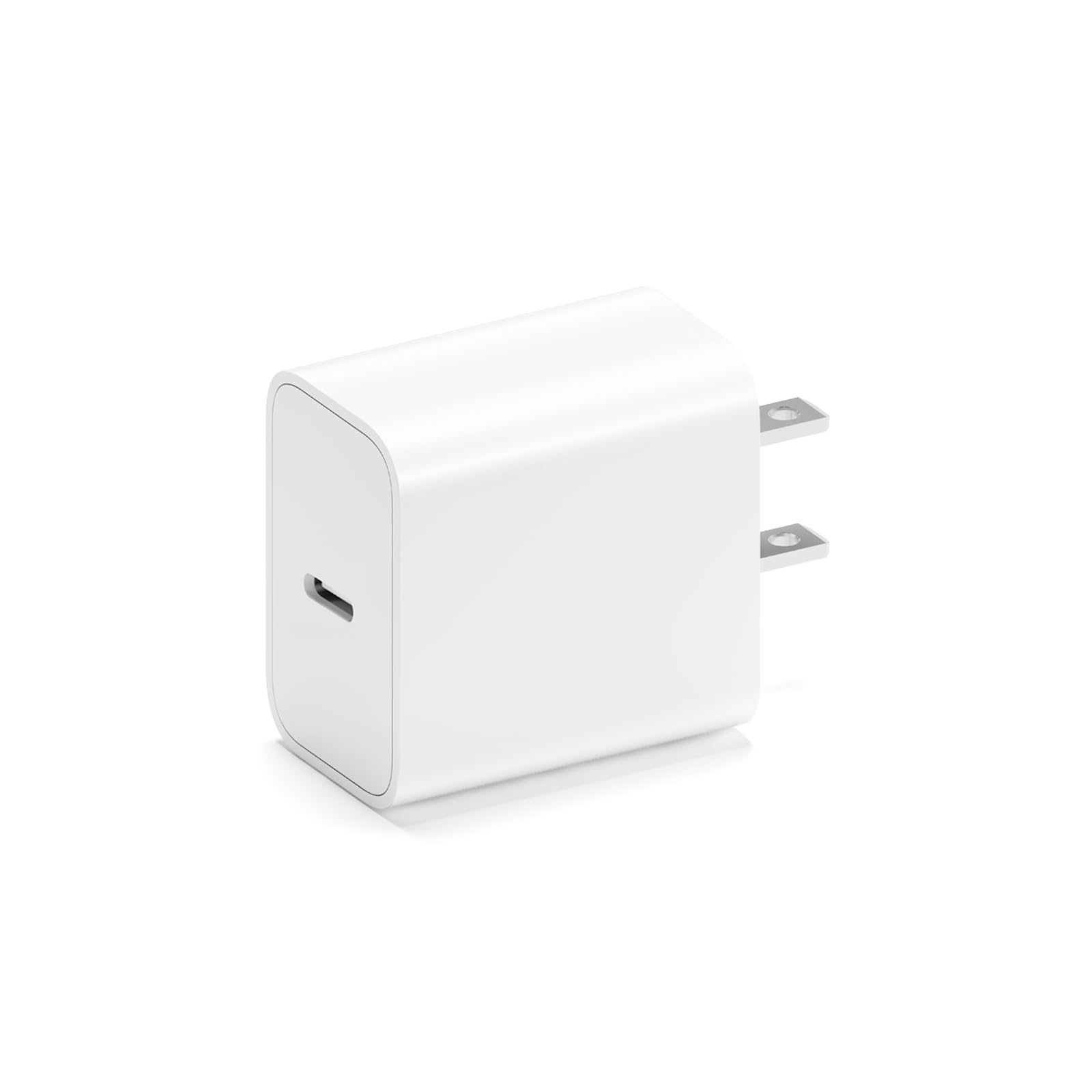 Photo 1 of 20W USB C Charger Block for Apple iPhone 15 16 Pro Max, 12V USB C Fast Charging Cube Plug Power Adapter Compatible with Apple iPhone 16 15 14 13 12 11 XS Max SE 8Plus 7 6 iPad, 1Pack, White