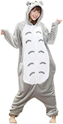 Totoro Kigurumi Adult Unisex Animal Costumes Pajama Onesies (S)
