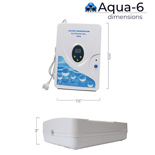 Aqua-6, 120 mg/hour Water Ozone Generator