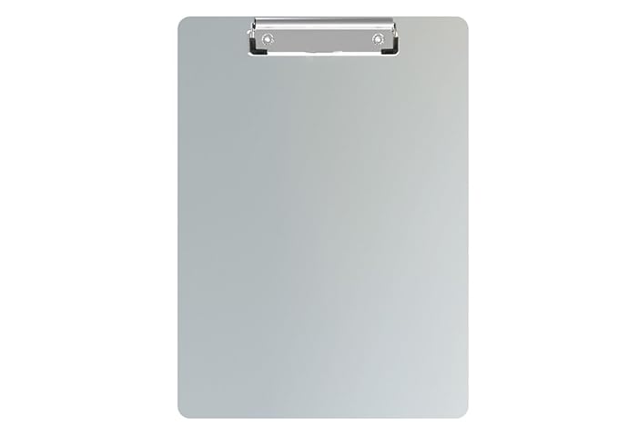 MAUL 23529-08 Klemmbrett, Aluminium, magnetisch, DIN A4