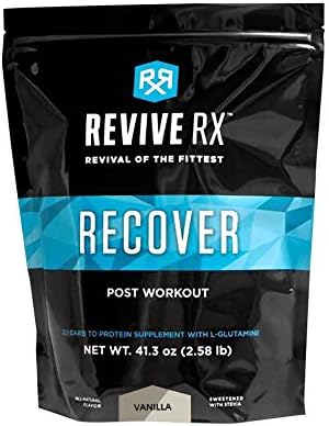 Revive Rx Recover Post Work Out Recovery Carbs, Protein and L-Glutamine 2.51lb Bulk, Vanilla