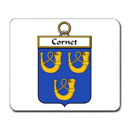 Cornet Family Crest Coat of Arms Mouse Pad