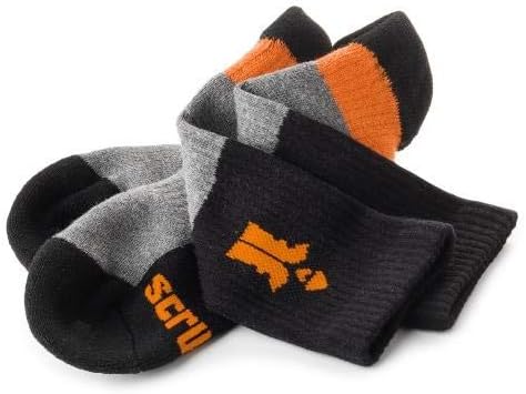 Scruffs Trade Socks 3pk Size 7 - 9.5 / 41 - 44 (T53547), Black
