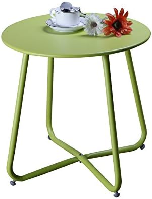 Grand Patio Steel Patio Coffee Table Weather Resistant Outdoor