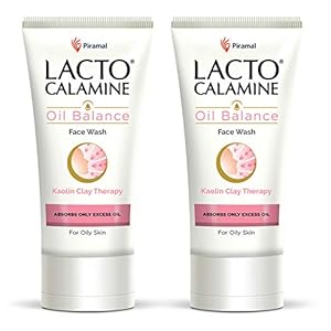 Lacto Calamine Oil Balance Face Wash, 50ml (Pack of 2)