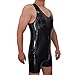 Lequida Latex Rubber Black Catsuit Body Suit Vest (one Size)