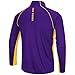 LSU Tigers Airstream Quarter Zip Pullover Synthetic Windshirt