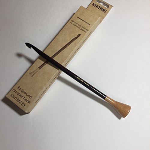 4.5 US / 3.5 mm - 7" Rosewood &amp; Ebony Crafted Premium Yarn Crochet hook polished and varnished | Stitching Accessories &amp; Supplies | KnitMe (Rosewood, 3.5mm) |