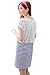 Bearsland Women's Breastfeeding and Nursing Striped Summer Dress with Shirt Over Top